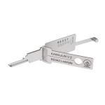 Lishi 2in1 Residential Civilian tools Lock Cylinder Opening Tool(SS342) Reader