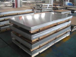 China Ferritic Stainless Steel Flat Sheet , Carbon Steel Sheet Metal Straight Chromium on sale