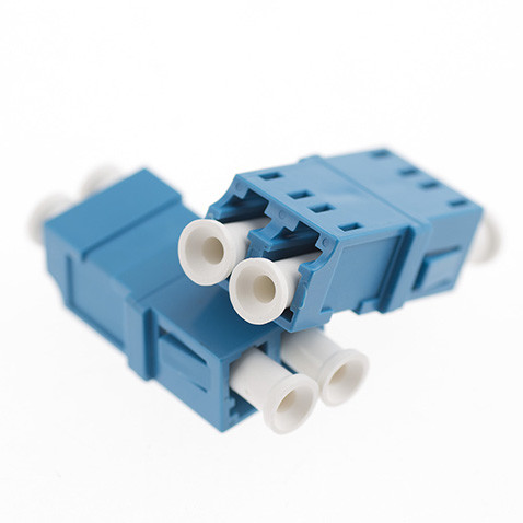LC/PC LC/APC Duplex Fiber Optic Adapter Low Environmental Sensitivity