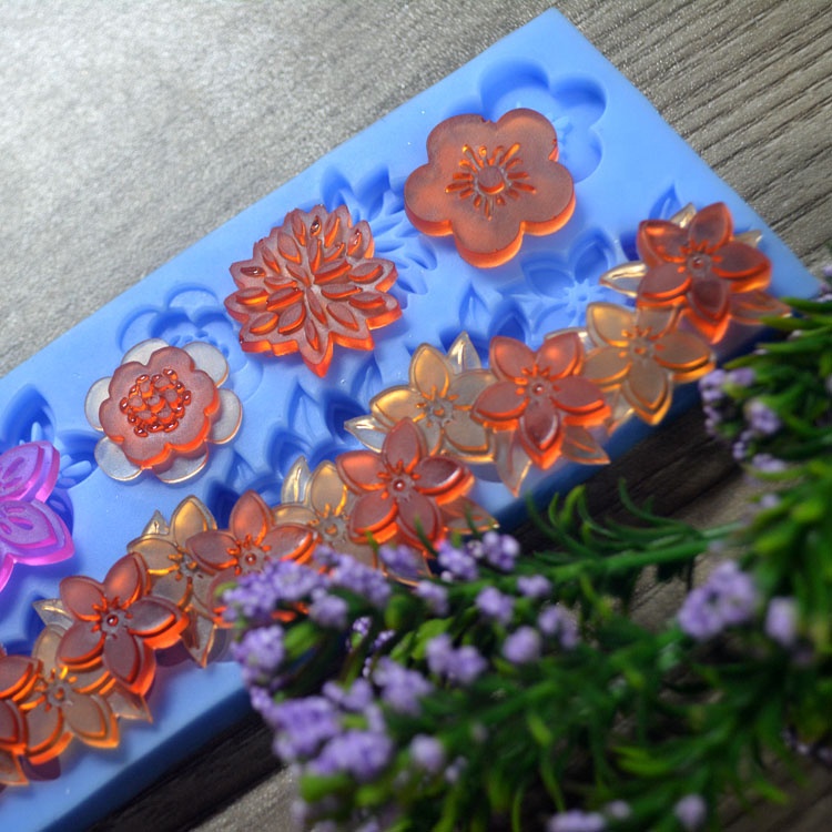Food Grade Silicone Baking Utensils Disposable Flower Moulds For Cakes Decorating