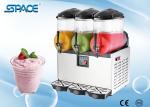 Three Tank Commercial Frozen Granita Machine Slush Puppy Machine CE Approved