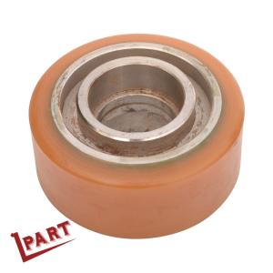 Wholesale Forklift Polyurethane Industrial Wheels Pu Coated Wheels OD 125mm from china suppliers