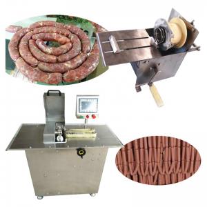 China Silver Stainless Steel Sausage Making Machine Fully Automatic Connection And Filling on sale