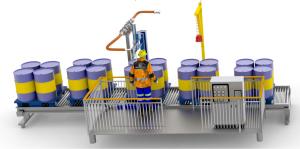 Wholesale One Head Lubricant Filling Machine 200-1000KG Semi Automatic Weigh Filler from china suppliers