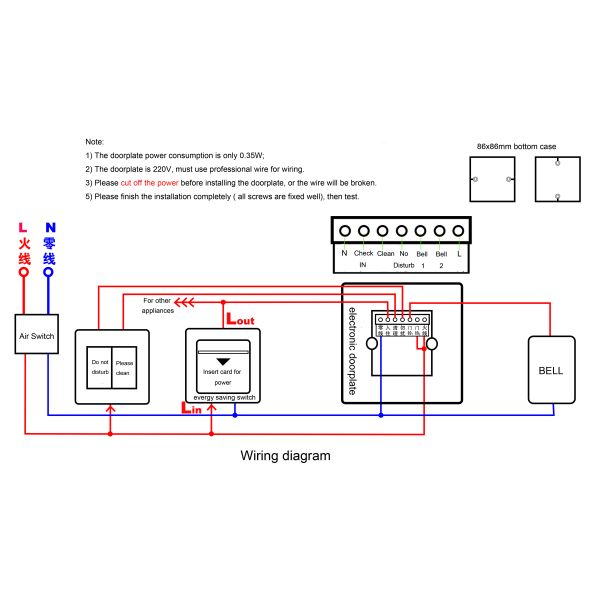 DP205 DND Doorplate