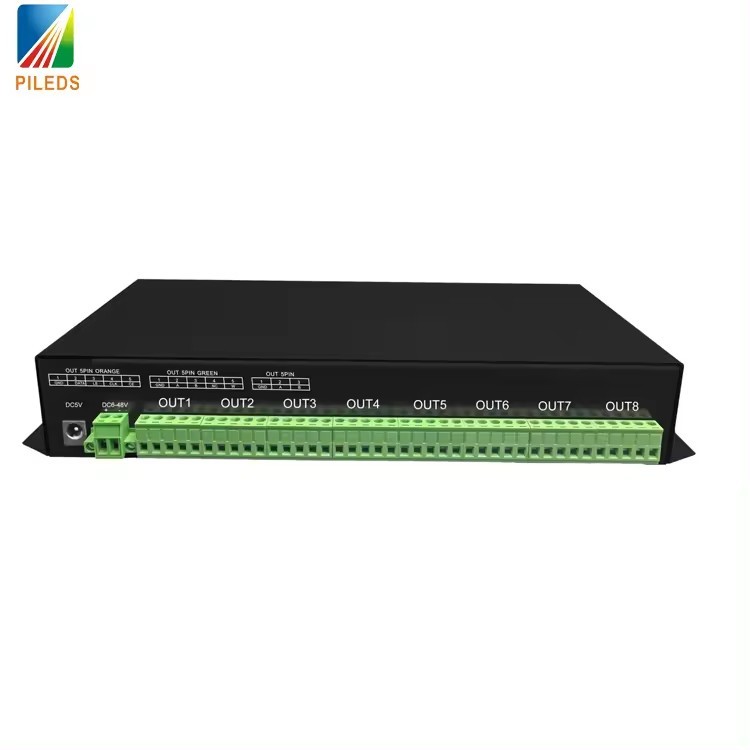 Artnet DMX Controller 8 Port Stage machine DMX Controller With SD card for wedding/DJ/party/disco/mi bar