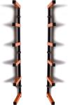 Wall-Mounted Lumber Storage Rack For Indoor And Outdoor Perfect For Home