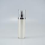 Acrylic Collar Plastic Cosmetic Cream Bottle for Skincare Lotion Pump Industrial