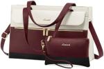 LOVEVOOK LAPTOP BAG FOR WOMEN 15.6 INCH LAPTOP TOTE WORK BAG PROFESSIONAL