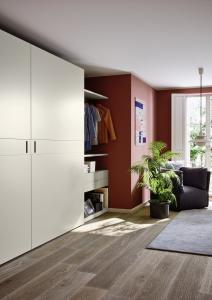 Wholesale Custom Modern White Wardrobe Bespoke EB Closet Customized Color and Size from china suppliers