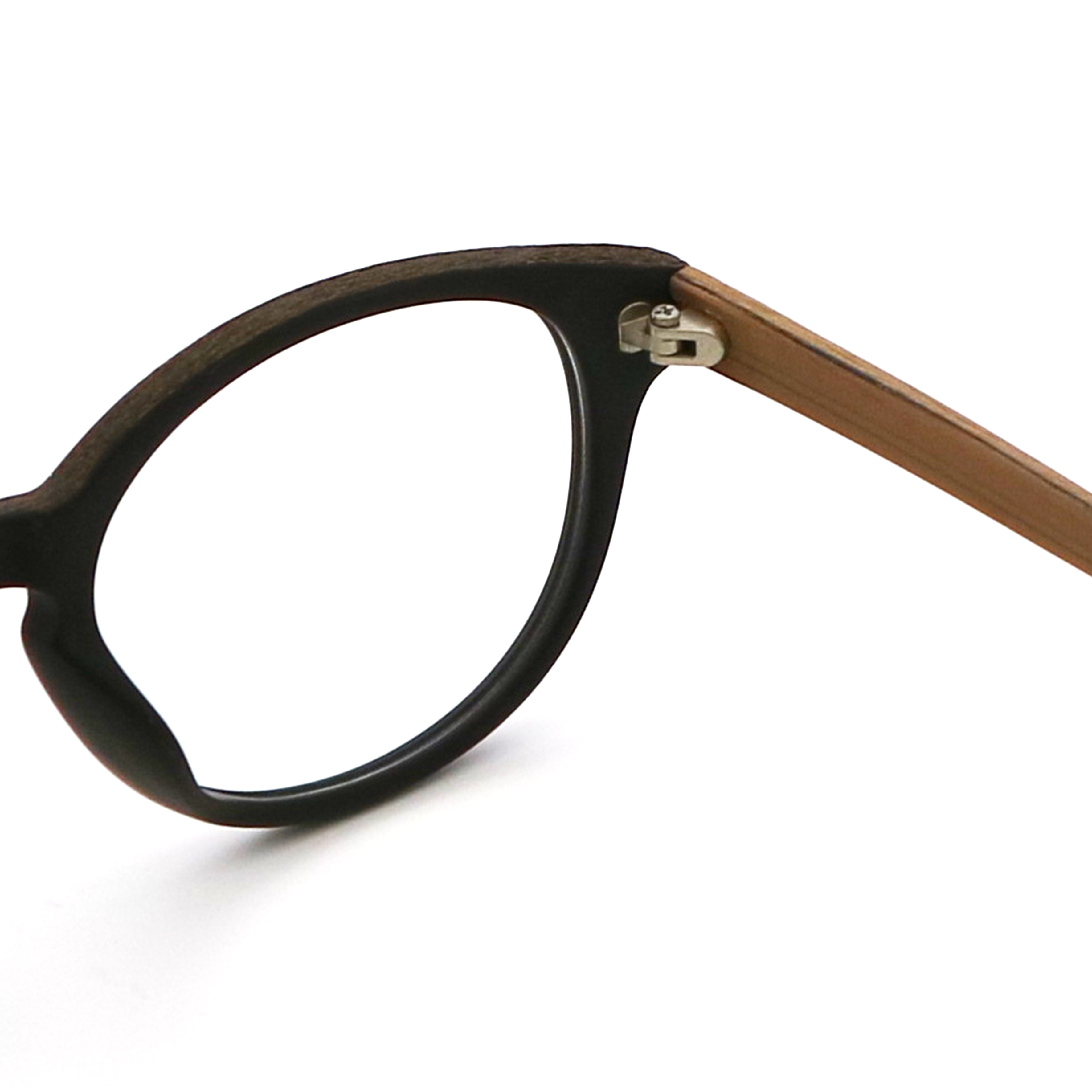 Elliptic Wood Copy Acetate Optical Glasses Frame Wholesale MR 251013