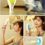 Novelty gifts Rechargeable Portable cooling air misting fan outdoor cooling mist