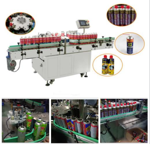 Spray Paint Can Automatic Bottle sticker Labeling machine manufacturer
