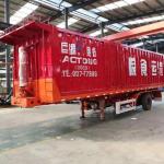 Customer's Optional Tri Axles Heavy Duty Cargo Side Dump Rear Tipping Trailer