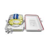 Indoor / Outdoor Fiber Optic Terminal Box Waterproof 16 Ports Easy Installation