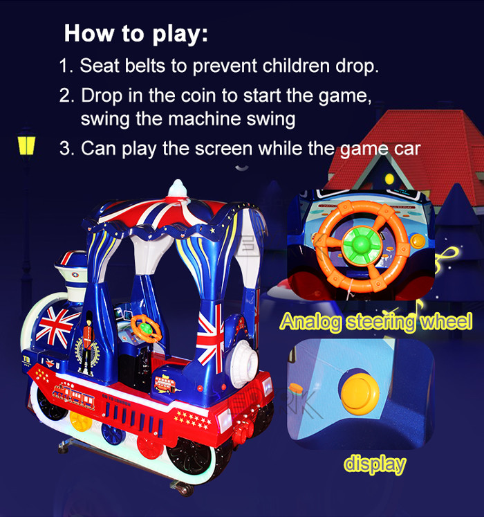 Indoor Arcade Amusement Game Machine Kiddie Ride Games Coin Operated