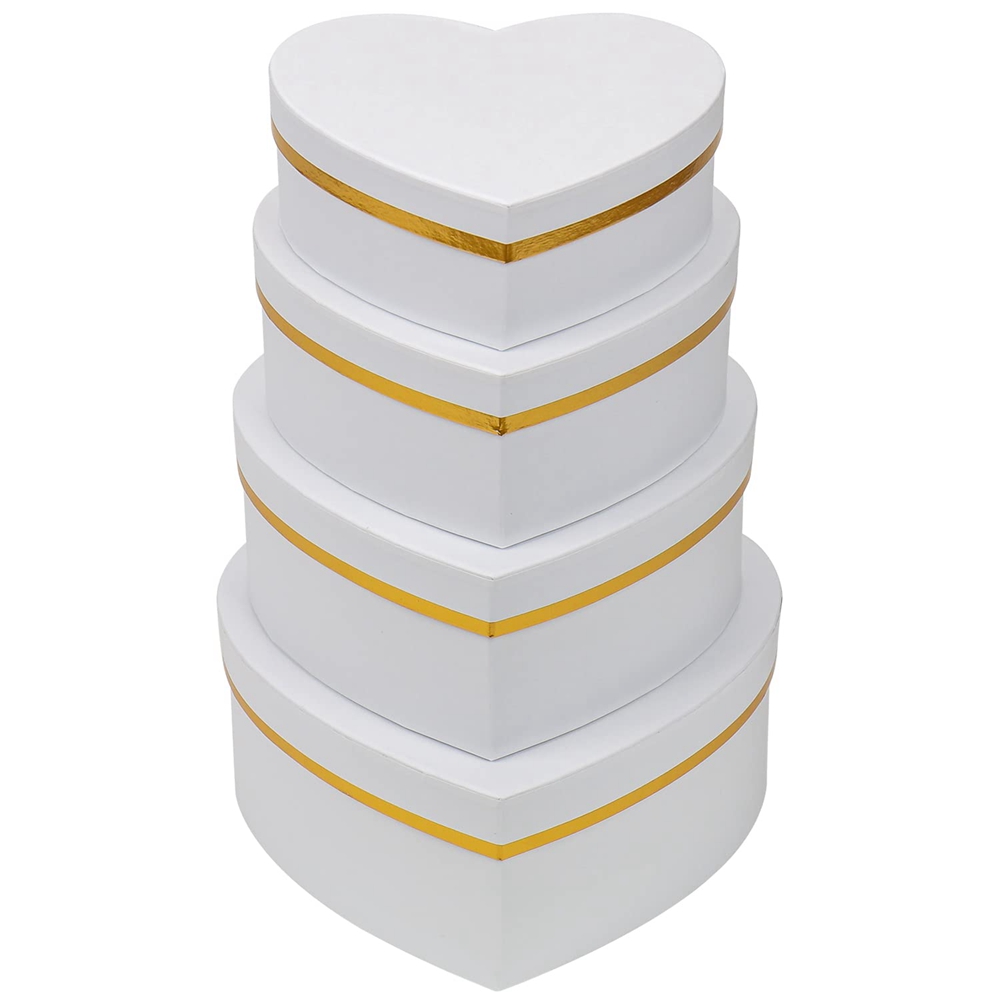 Custom Order Luxury Love Heart Shape Cosmetics Gift Packaging Paper Box For Wedding Gift