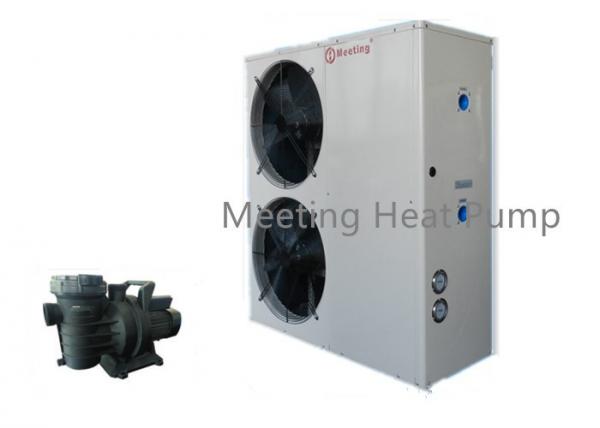 Quality 25KW Sauna Spa Air To Water Pool Heating Pump With Circulation Pump for sale