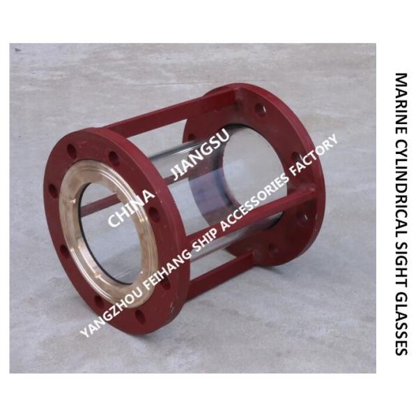 Jis F7218 Marine Cylindrical Sight Glasses 5k-40a Body Cast Steel Copper Sleeve