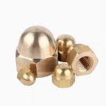 M8 M10 M6 H59 H62 Metal Hexagon Acorn Nut Yellow Brass Copper Bronze DIN1587