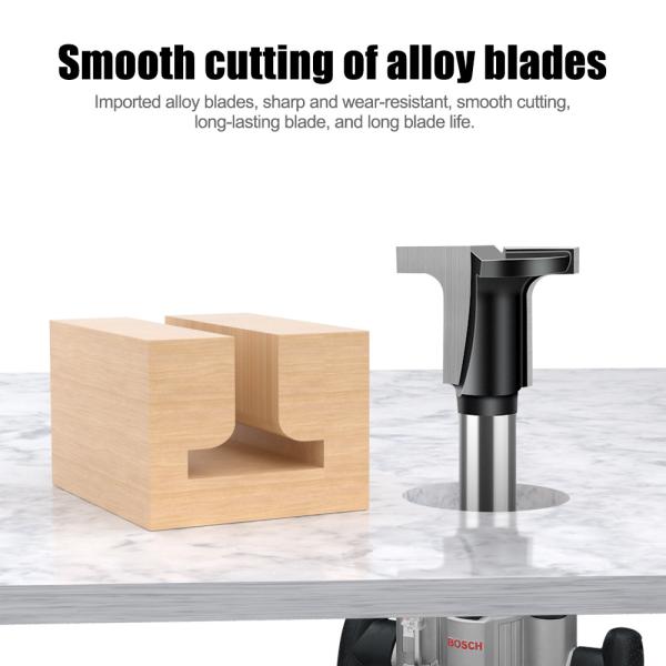Carbon Crystal Plate Arc Bending Integrated Forming Tool for Trimming Machines Router Bit T-shaped Bending Bit Wood Decoration