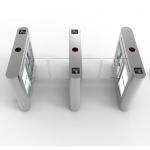 Single Entrance Swing Access Control Turnstile Gate , Waist High Turnstile DC24V