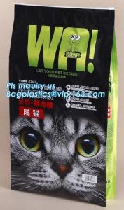Wholesale Eight edge-sealing pet slider dog food bags Vacuum bag color printing aluminum foil, Custom printed 2.5kg 5kg 10kg slide from china suppliers