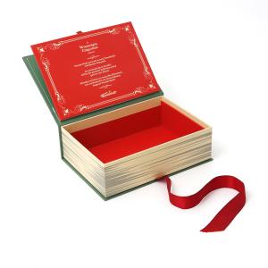 Wholesale Holiday Season Luxury Gift Boxes 3D Pop Up With Magnetic Rope Tie Closing from china suppliers