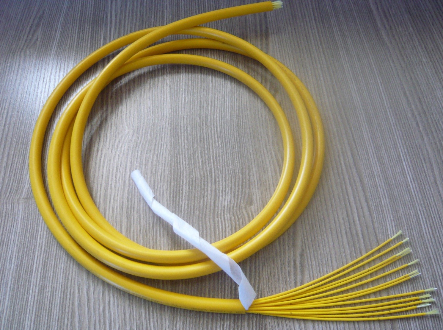 Tight Buffer Breakout Fiber Optic Cable GJFPV , Duplex Zip Cord Fiber Optic Cable