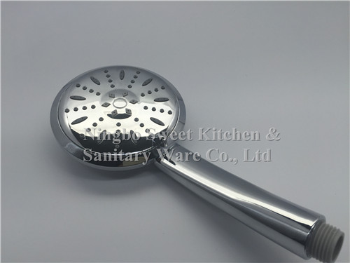 Hot sell Double face Chrome plating round shower head hand shower set overhead shower rain shower kit