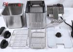 Fried Food 4L Stainless Steel Fryer Restaurant Furnace easy cleaning