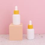 30ml Frosted White Decorative Essential Oil Dropper Bottle For Cosmetics