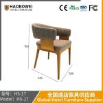 Solid Wood Dining Chair Family Use Italian Nordic Dining Chair Cotton Linen
