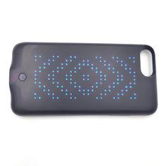 Black / Pink Glowing Cell Phone Cases , Dynamic APP Editing Light Up Cell Phone
