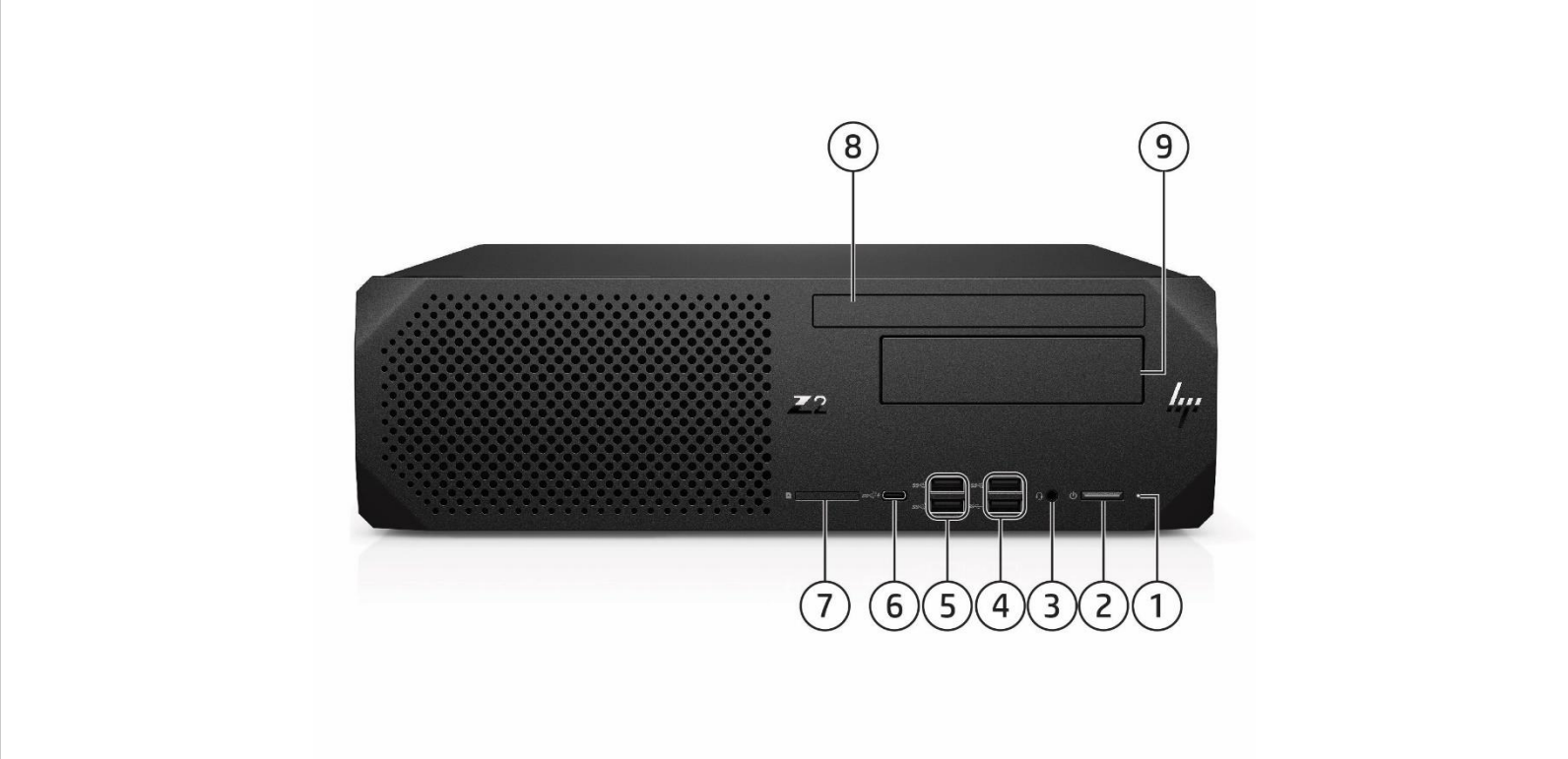 Intel W480 Chipset HP Z2 G5 SFF Barebone Workstation PC for Professional Applications
