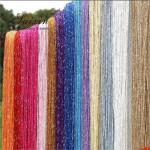 Elegant Wedding Ceiling Decoration Champagne colors Fabric String Curtain