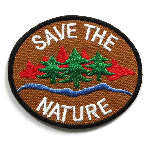 Bigfoot Patrol Custom Woven Badges Patch Round Embroidered Patches