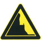 Steep slope sign