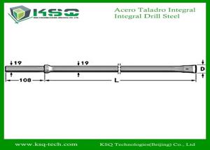 Wholesale Integral Drill Rod H19 H22 Shank 22 x 108mm Drill Steel Rod For Hand Held Rock Drill of Different Lengths from china suppliers