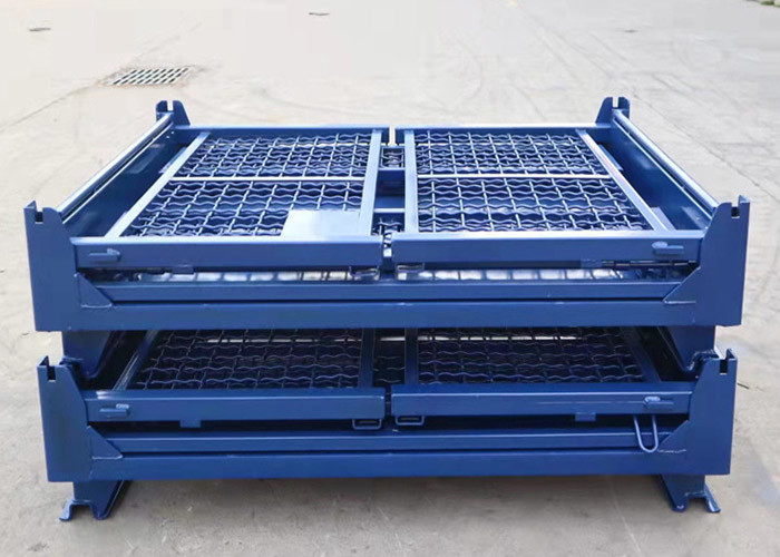 500kg-2000kg Logistics Collapsible Pallet Cages Efficient Handling And Storage Solution
