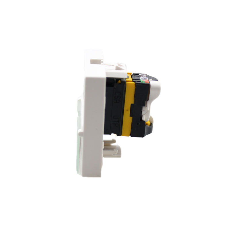 Durable Networking FLUKE Tested RJ45 UTP Socket Mosaic Cat6A Cat6A Cat5e Keystone Jack