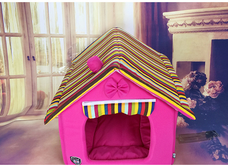 China High Quality Dog Bed House Cotton Luxury Pet Cat House