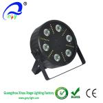 6PCS 12W + Strobe + RG Laser LED Par Stage Light