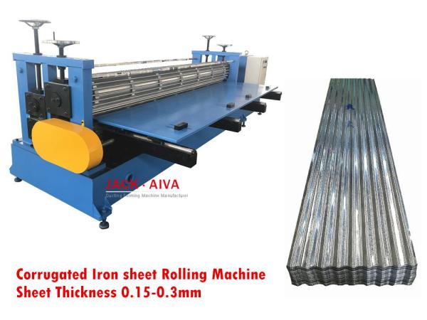 Rolling Machine for manufacturing Corrugated Iron sheet, Corrugated sheet