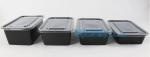 3 compartment plastic food storage Microwave Freezer Safe Plastic Disposable