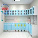 Hospital Clinic Full Steel Operation Room Disposal Cabinet Adjustable Shelves