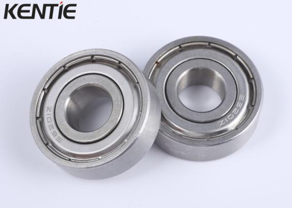 304 Stainless Steel Ball Bearings , High Mechanical Efficiency 6201ZZ Metric