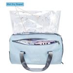 Polyester Sports Gym Bag With Wet Pocket & Shoe Compartment Fitness Workout Bag