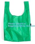 Supermarket polyester foldable non-woven bags fabric grocery shopping bag with