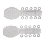 1000pcs/Pk Ormco Power Elastomeric Steel Ligature Ties Assorted Metallic Grey